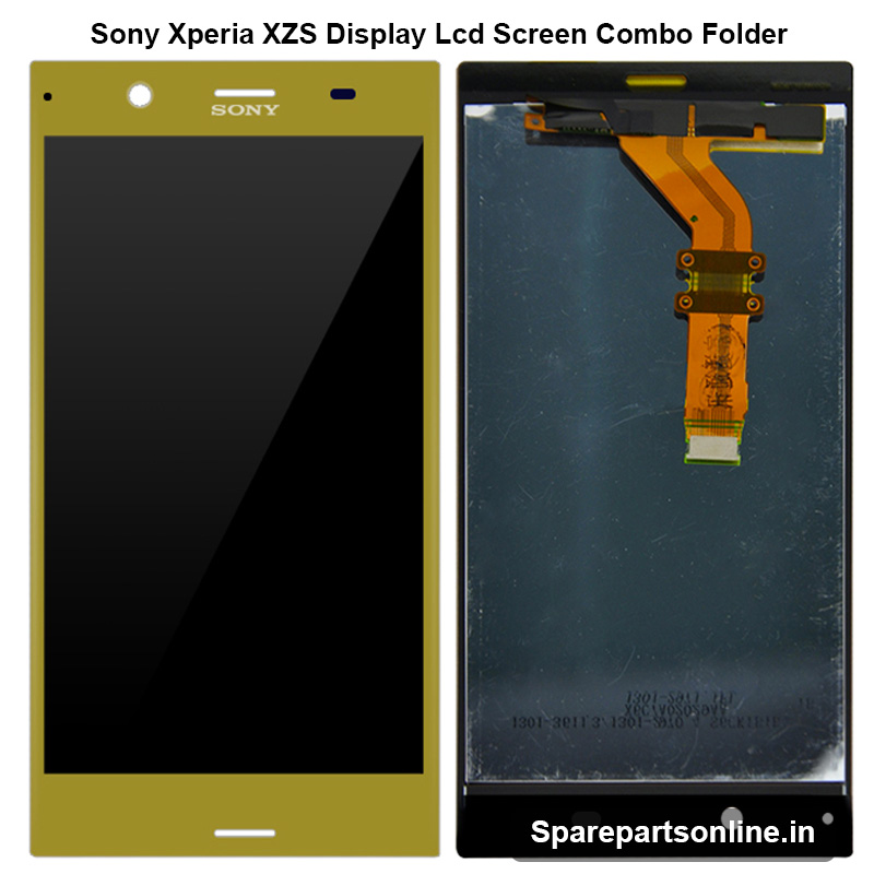 Sony Xperia Xzs Gold Lcd Screen Display Combo Folder With Digitizer Sparepartsonline In