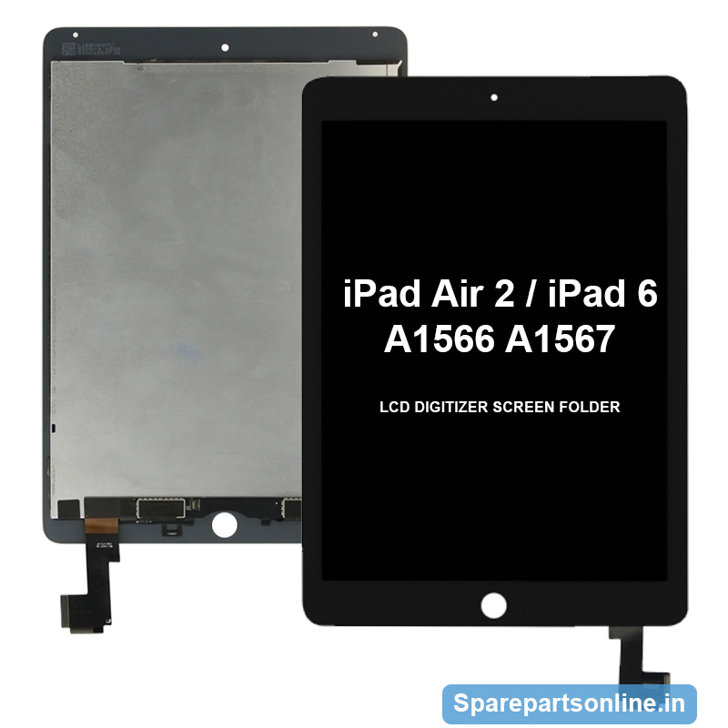 T Phael White New Digitizer Repair Kit for iPad Air 2 9.7 2nd Gen A1566 A1567 Touch Screen Digitizer Replacement . Without Home Button,Not Include LCD,ONLY Sell for Pro Repair Shop !!! 
