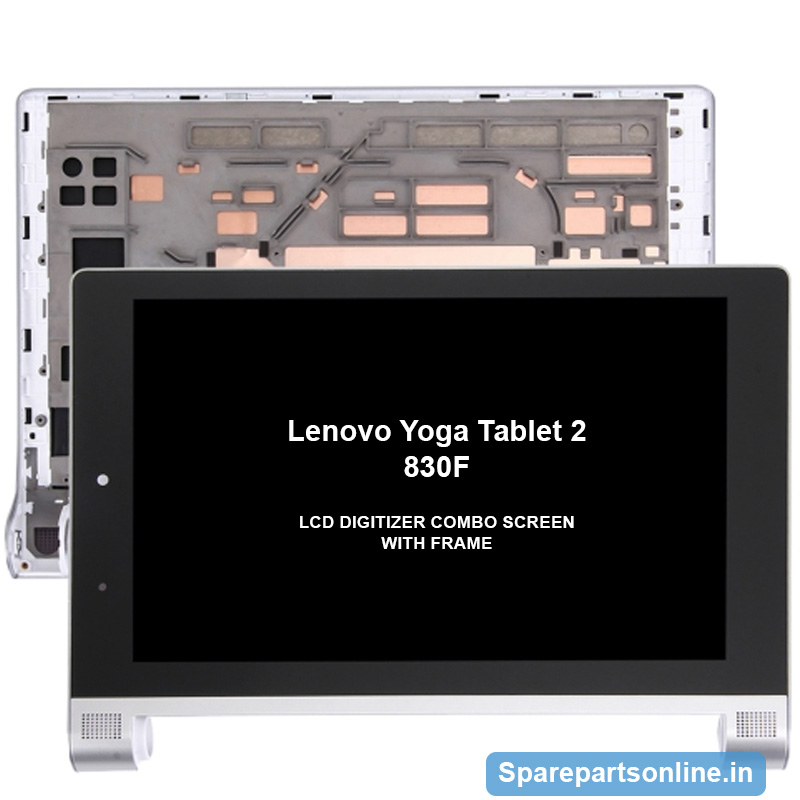 Lenovo-YOGA-Tablet-2-830F-lcd-screen-display-folder-with-Frame-black
