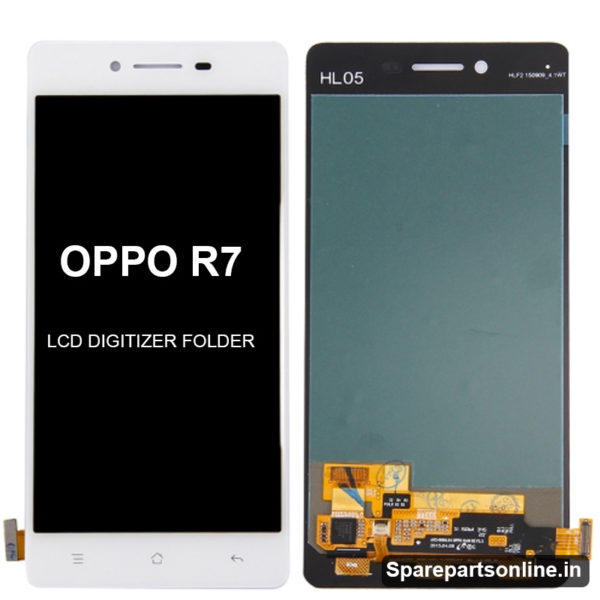 OPPO R7 White Lcd Screen Display Combo Folder with Digitizer Glass ...