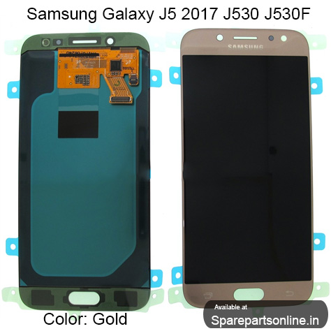 Samsung Galaxy J5 17 Sm J530 J5 Pro Replacement Gold Lcd Screen Display Combo Folder With Digitizer Glass Without Brightness Adjustment Sparepartsonline In