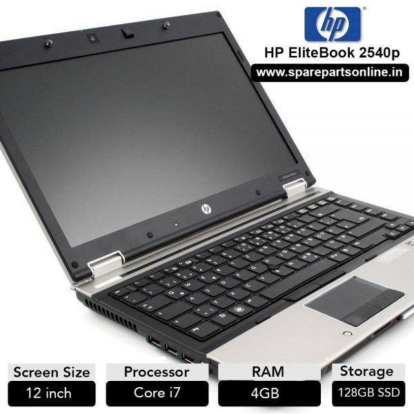 Hp Elitebook 2540p Used Laptop With 12 Inch Screen Core I7 4gb Ram 128gb Ssd 