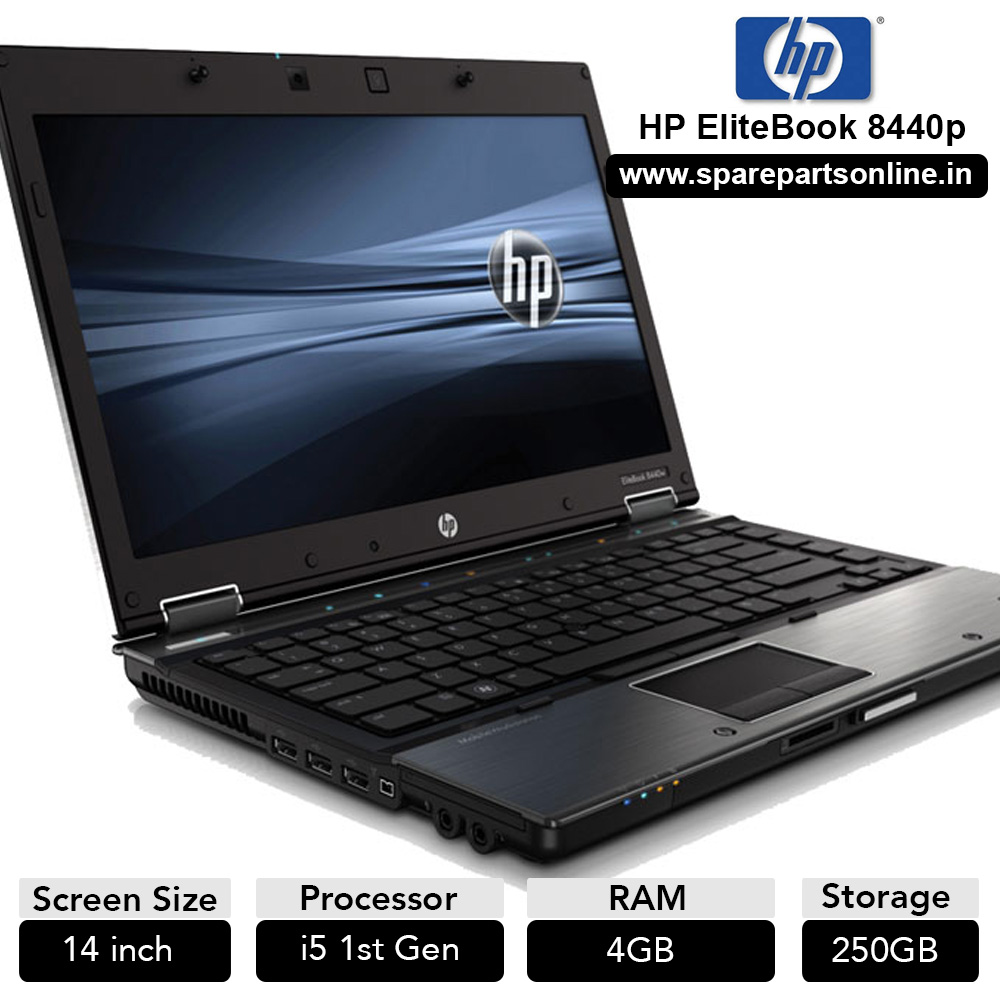 Hp Elitebook 8440p Used Laptop With 14 Inch Screen Core I5 First Gen 4gb Ram 250gb Hdd 7559