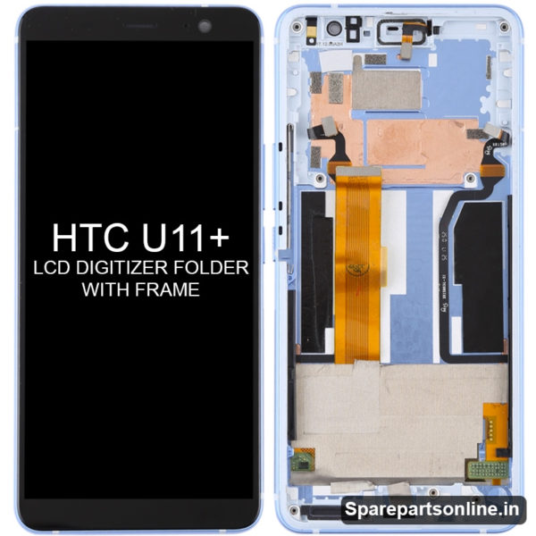 htc-U11-plus-lcd-folder-display-screen-with-frame-blue