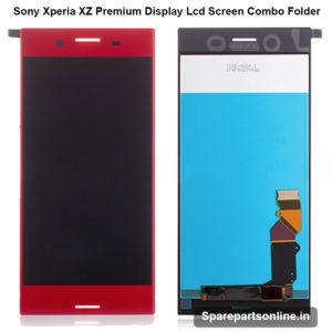 sony-xperia-xz-premium-red-lcd-combo-folder-black-display-screen-digitizer