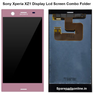 sony-xperia-xz1-pink-lcd-combo-folder-black-display-screen-digitizer