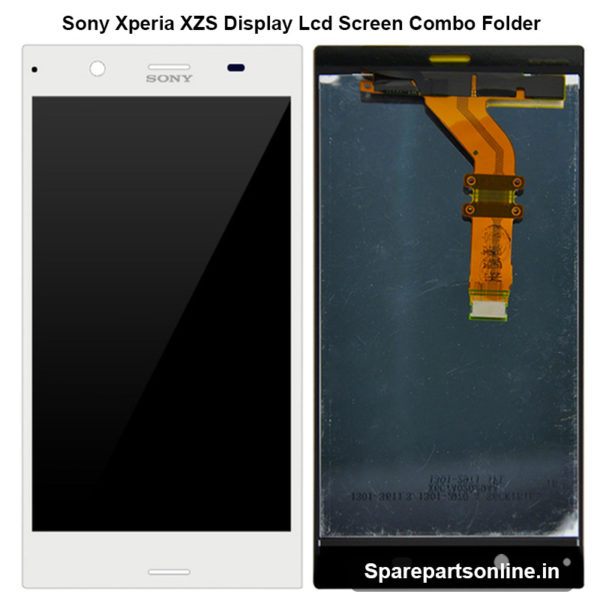 sony-xperia-xzs-silver-lcd-combo-folder-black-display-screen-digitizer