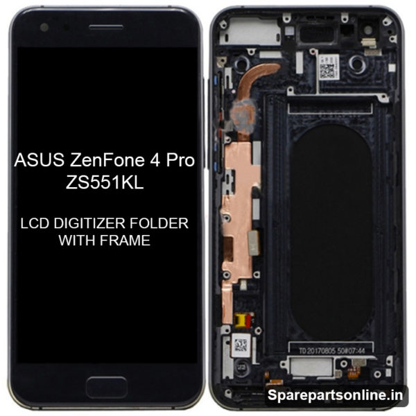 ASUS-ZenFone-4-Pro-ZS551KL-lcd-screen-display-folder-with-frame-black