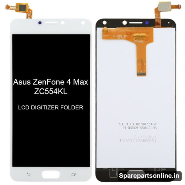 Asus-ZenFone-4-max-ZC554KL-lcd-folder-display-screen-white