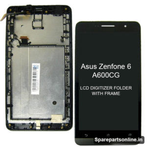 Asus-ZenFone-6-A600CG-lcd-folder-display-screen-with-frame-black
