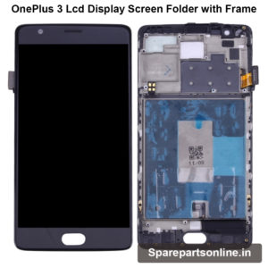 oneplus-3-A3003-lcd-screen-display-folder-with-frame-black
