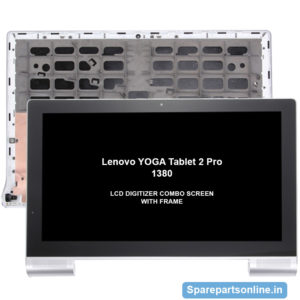 Lenovo-YOGA-Tablet-2-Pro-1380-lcd-screen-display-folder-frame-silver
