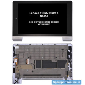 Lenovo-YOGA-Tablet-8-B6000-lcd-screen-display-folder-frame-silver
