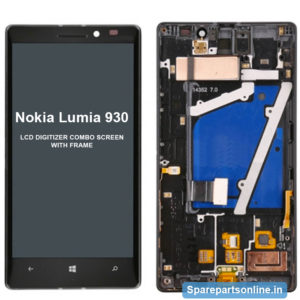 Nokia-Lumia-930-black-lcd-screen-frame-display-digitizer-combo-folder-black