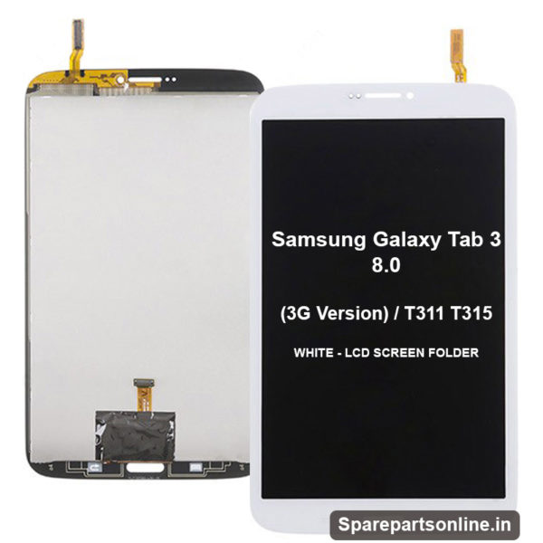 Samsung-tab-3-8-inch-t311-t315-3g-lcd-screen-display-folder-white