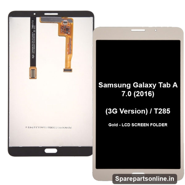 Samsung-tab-a-7-inch-t285-3g-lcd-screen-display-folder-gold