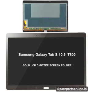 Samsung-tab-s-10inch-t800-lcd-screen-display-folder-gold
