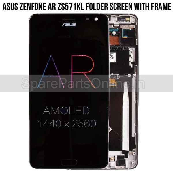 Asus-Zenfone-AR-ZS571KL-Combo-Folder-Lcd-Screen-with-frame-digitizer-front-glass