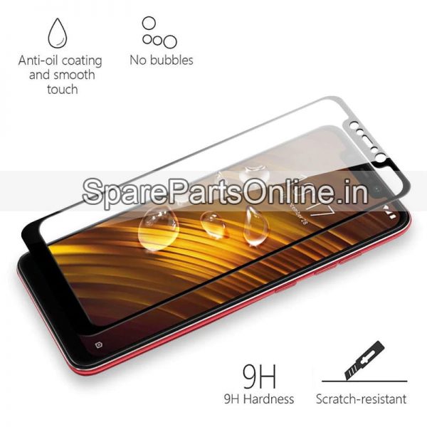 Xiaomi Pocophone Poco F1 5D Tempered Glass Screen Protector Guard