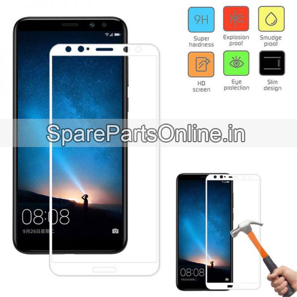 Huawei Honor 9i 5D Tempered Glass Screen Protector Guard White