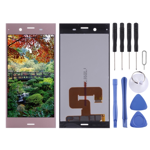 Sony Xperia XZ1 Pink Lcd Screen Digitizer Folder Combo Display