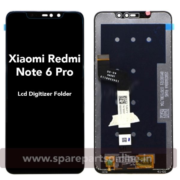 xiaomi redmi note 6 pro lcd display digitizer folder glass replacement