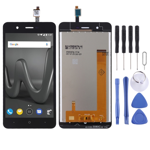 Lcd Screen Display Folder Combo Digitizer Glass for Wiko Harry Black