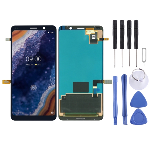 Lcd Screen Display Folder Combo Digitizer Glass for Nokia 9 PureView Black