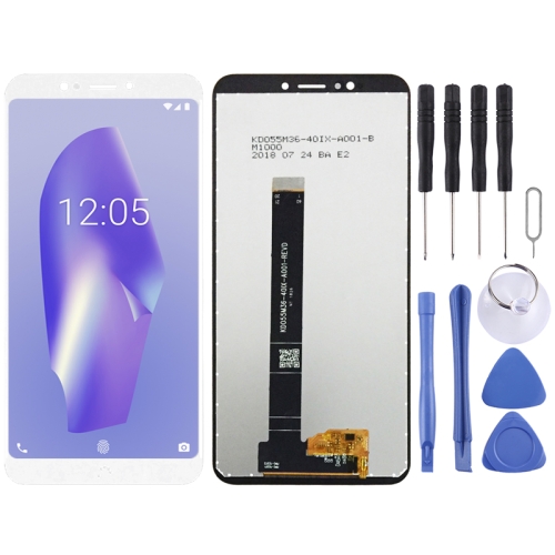 Lcd Screen Display Folder Combo Digitizer Glass for BQ Aquaris C White