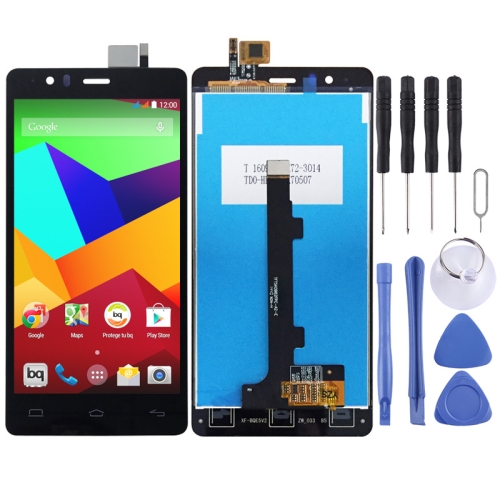 Lcd Screen Display Folder Combo Digitizer Glass for BQ Aquaris E5 E5.0 Black