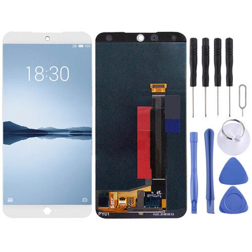 Lcd Screen Display Folder Combo Digitizer Glass for Meizu 15 White