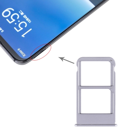 SIM Card Tray SIM Card Tray for Meizu 16 Plus Silver
