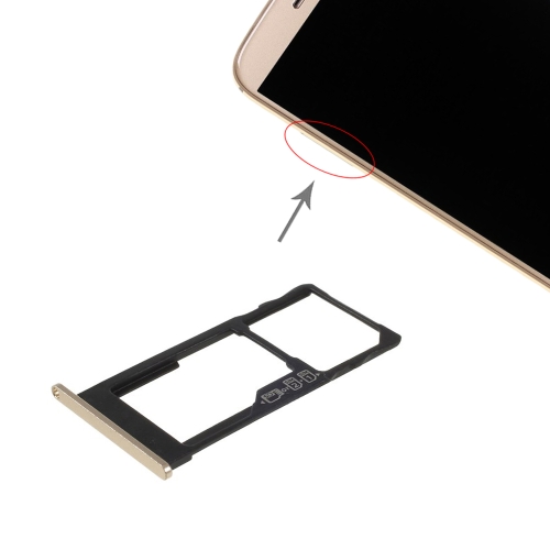 SIM Card Tray SIM Card Tray Micro SD Card Tray for Motorola Moto M XT1662 XT1663 Gold