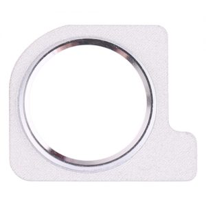Home Button Fingerprint Protector Ring for Huawei P30 Lite Silver