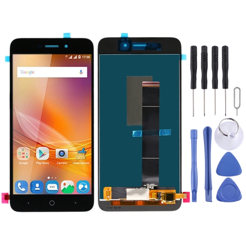 Lcd Screen Display Folder Combo Digitizer Glass for ZTE Blade A601 Black