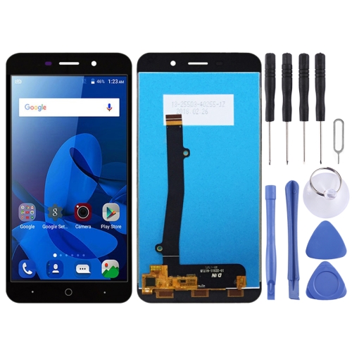 Lcd Screen Display Folder Combo Digitizer Glass for ZTE Blade A602 Black