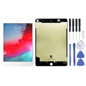 LCD Display Screen with Touch Glass Digitizer Folder for iPad Mini (2019) 7.9 inch A2124 A2126 A2133 (White)