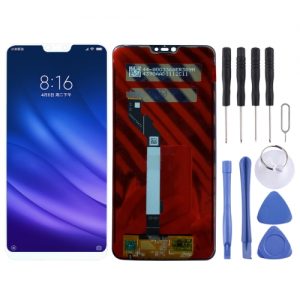 LCD Display Screen Folder Combo with Digitizer Touch Glass for Xiaomi Mi 8 Lite (White)
