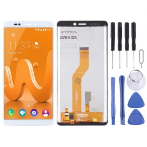 LCD Display Screen with Touch Glass Digitizer Folder for Wiko Jerry 3 (White)
