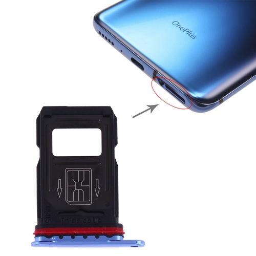 SIM Card Tray Slot for OnePlus 7 Pro (Blue)