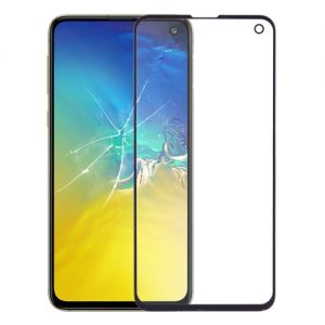 Front Screen Outer Glass Lens for Samsung Galaxy S10e SM-G970F/DS, SM-G970U, SM-G970W (Black)