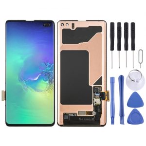 LCD Display Screen with Touch Glass Digitizer Folder for Samsung Galaxy S10+ (Black)