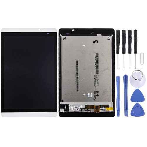 For Huawei MediaPad M2-801W 803L LCD Screen Display Folder with Digitizer Glass White